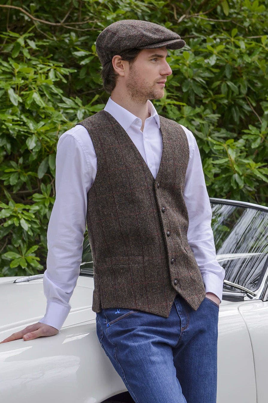 Tweed Waist Coats by Mucros Weavers - Image 3