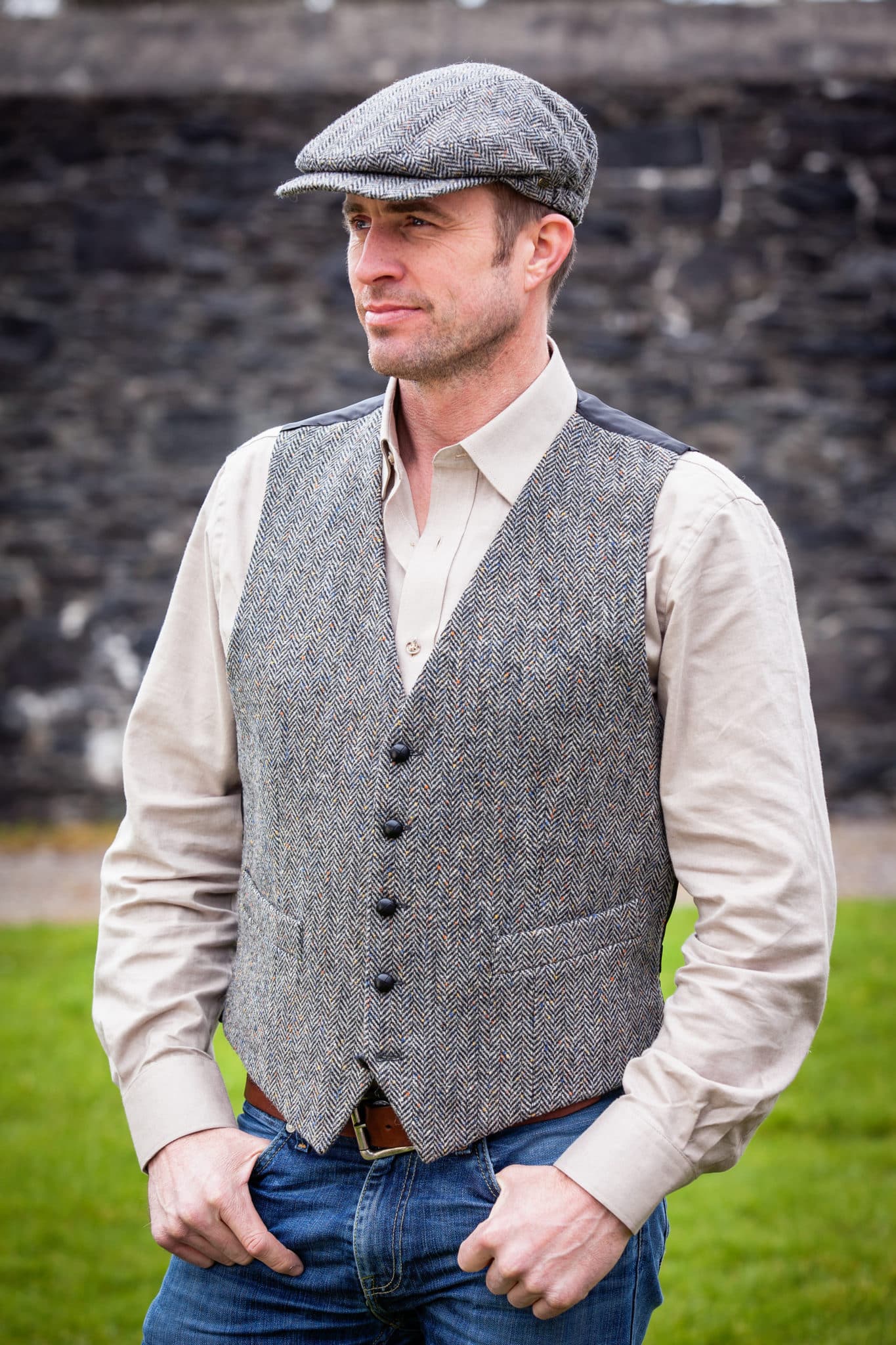 Tweed Waist Coats by Mucros Weavers - Image 5