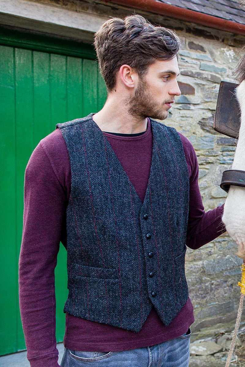 Tweed Waist Coats by Mucros Weavers - Image 7